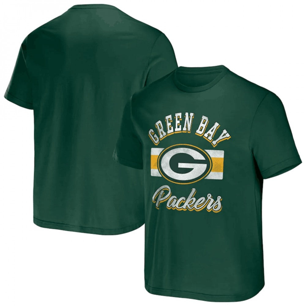 Men's Green Bay Packers Green x Darius Rucker Collection Stripe T-Shirt 