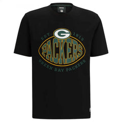 Men's Green Bay Packers Black BOSS X Trap T-Shirt 