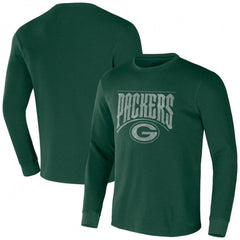 Men's Green Bay Packers X Darius Rucker Collection Green Long Sleeve Thermal T-Shirt 