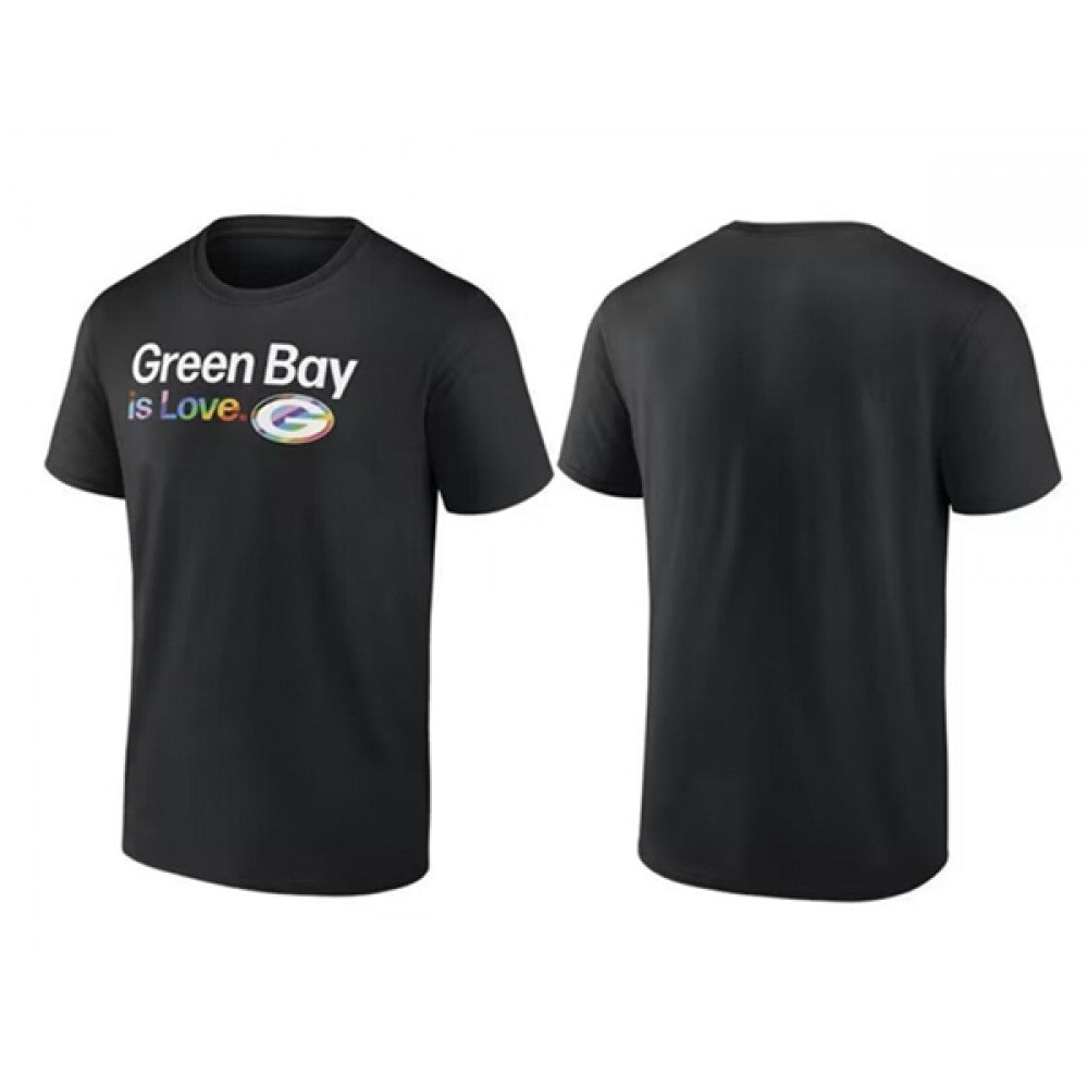 Men's Green Bay Packers Love Pride T-Shirt 