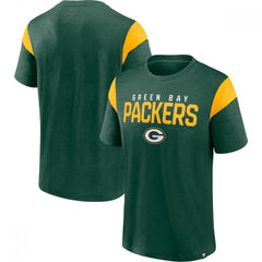 Men's Green Bay Packers Green/Gold Home Stretch Team T-Shirt 