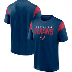 Men's Houston Texans Navy/Red Home Stretch Team T-Shirt 