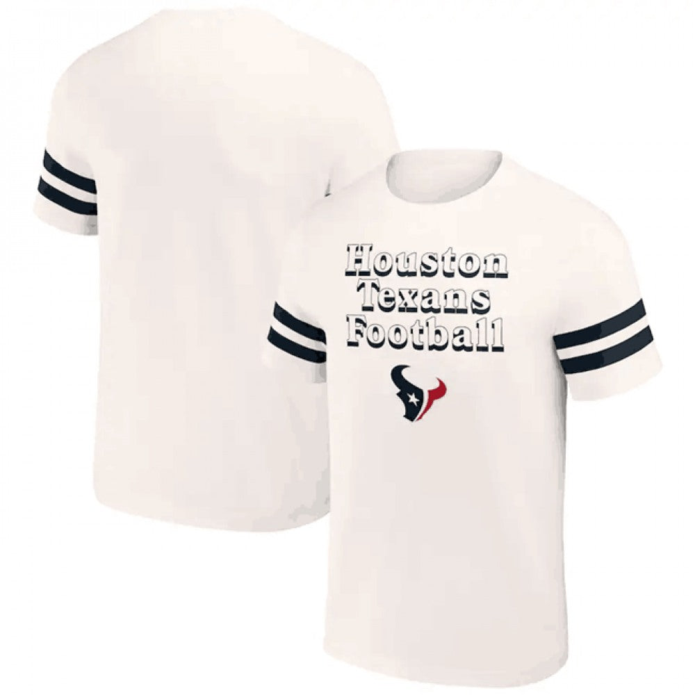 Men's Houston Texans Cream x Darius Rucker Collection Vintage T-Shirt 
