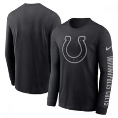 Men's Indianapolis Colts Black Long Sleeve T-Shirt 