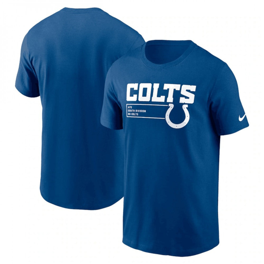 Men's Indianapolis Colts Blue Division Essential T-Shirt 