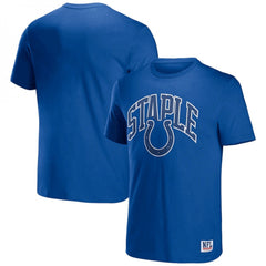 Men's Indianapolis Colts x Staple Blue Logo Lockup T-Shirt 
