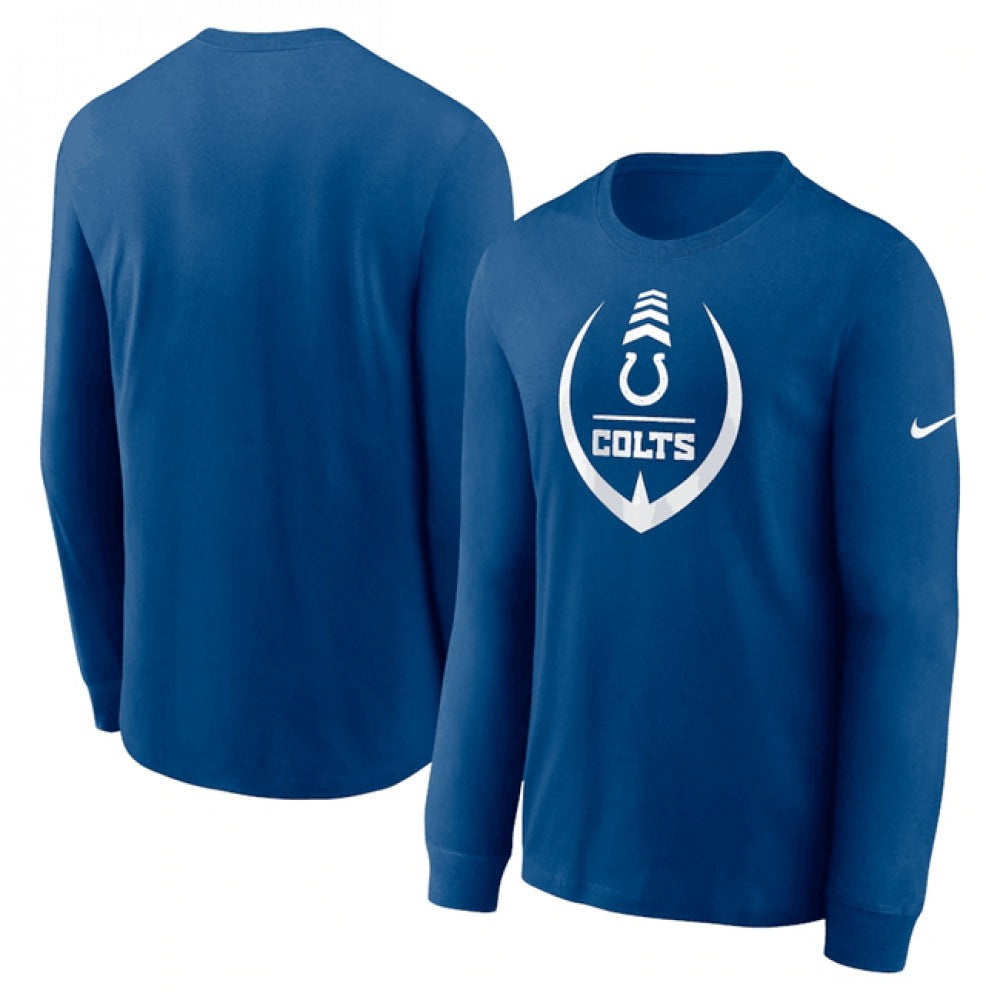 Men's Indianapolis Colts Blue Icon Legend Performance Long Sleeve T-Shirt 