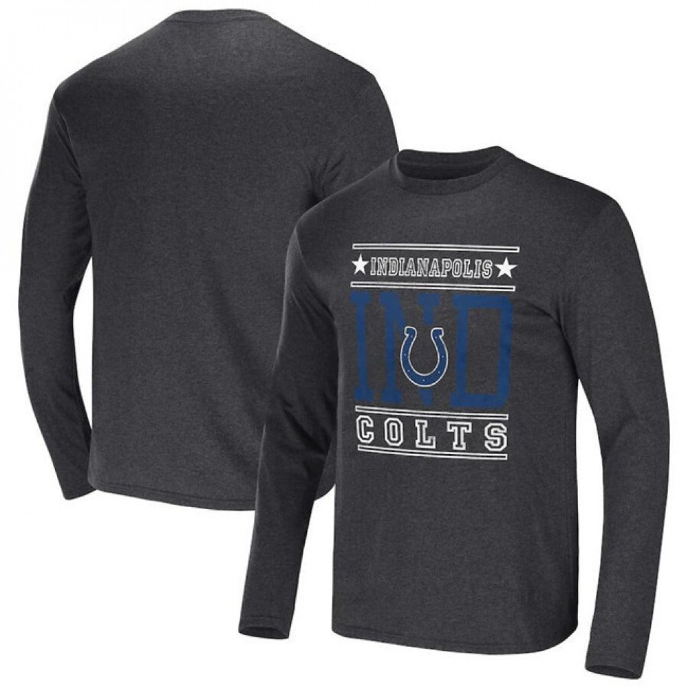 Men's Indianapolis Colts Heathered Charcoal x Darius Rucker Collection Long Sleeve T-Shirt 