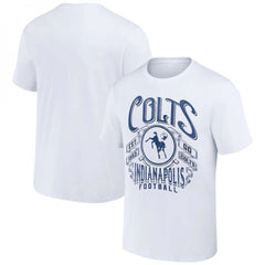 Men's Indianapolis Colts White x Darius Rucker Collection Vintage Football T-Shirt 