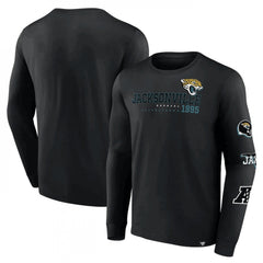 Men's Jacksonville Jaguars Black High Whip Pitcher Long Sleeve T-Shirt 