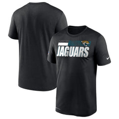 Men's Jacksonville Jaguars 2020 Black Sideline Impact Legend Performance T-Shirt 