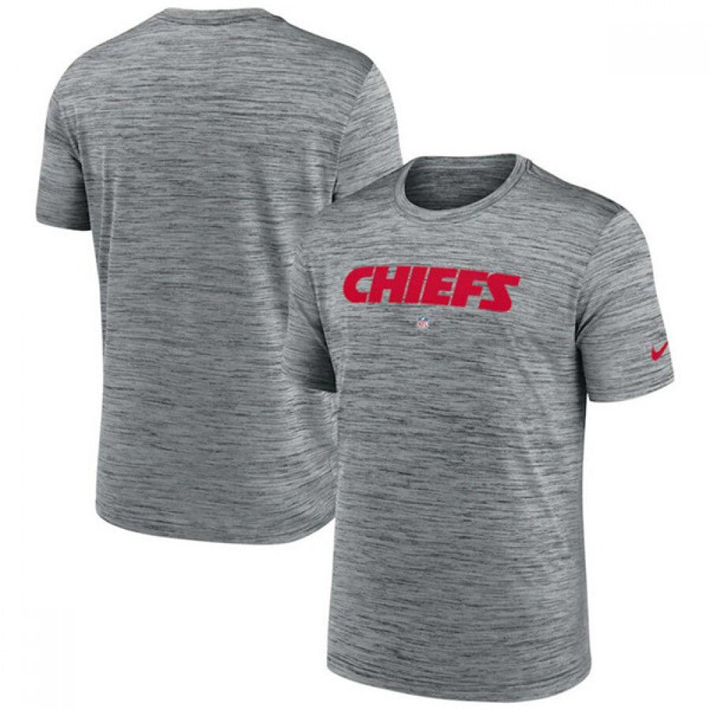Men's Kansas City Chiefs Grey Velocity Performance T-Shirt 