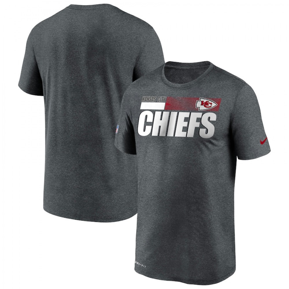Men's Kansas City Chiefs 2020 Grey Sideline Impact Legend Performance T-Shirt 