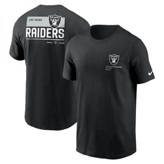 Men's Las Vegas Raiders Black Team Incline T-Shirt 