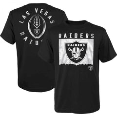 Men's Las Vegas Raiders Black Preschool Liquid Camo Logo T-Shirt 
