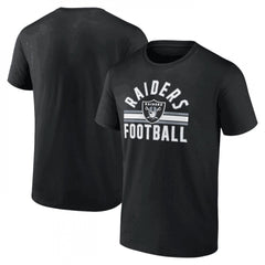 Men's Las Vegas Raiders Black Arch Stripe T-Shirt 