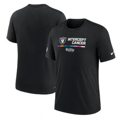Men's Las Vegas Raiders 2022 Black Crucial Catch Performance T-Shirt 