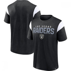 Men's Las Vegas Raiders Black/White Home Stretch Team T-Shirt 
