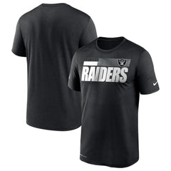 Men's Las Vegas Raiders 2020 Black Sideline Impact Legend Performance T-Shirt 