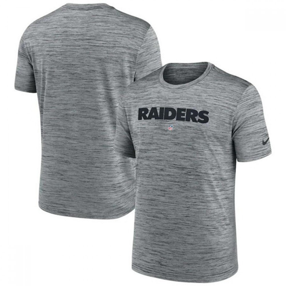 Men's Las Vegas Raiders Grey Velocity Performance T-Shirt 