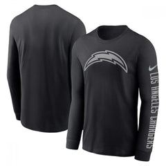 Men's Los Angeles Chargers Black Long Sleeve T-Shirt 
