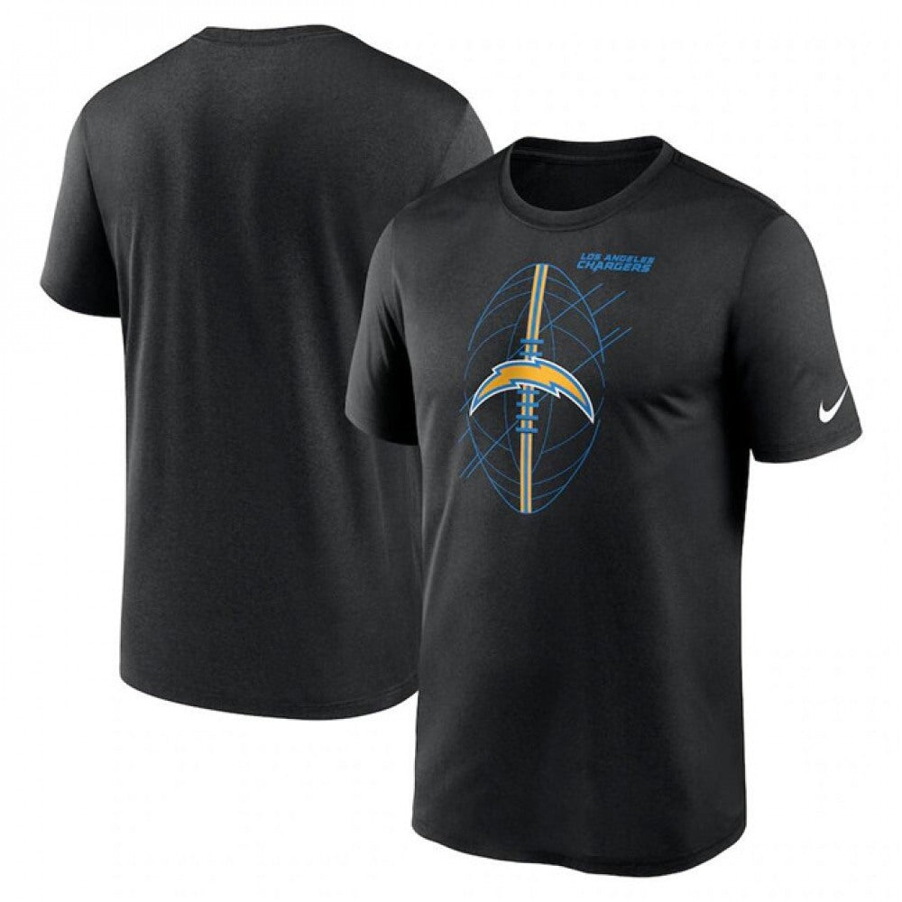 Men's Los Angeles Chargers Black Legend Icon Performance T-Shirt 