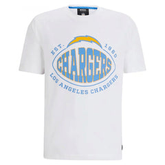 Men's Los Angeles Chargers White BOSS X Trap T-Shirt 