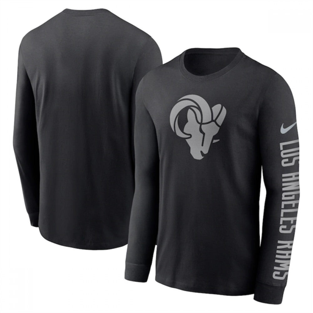 Men's Los Angeles Rams Black Long Sleeve T-Shirt 
