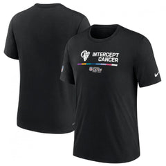 Men's Los Angeles Rams 2022 Black Crucial Catch Performance T-Shirt 