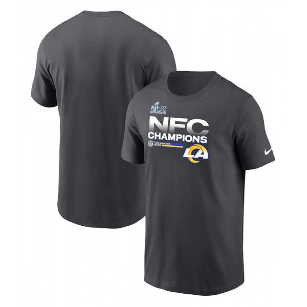 Men's Los Angeles Rams 2022 Black NFC Champions T-Shirt 