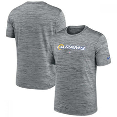Men's Los Angeles Rams Gray Velocity Performance T-Shirt 