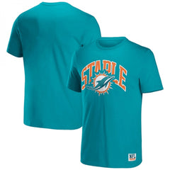 Men's Miami Dolphins x Staple Aqua Logo Lockup T-Shirt 