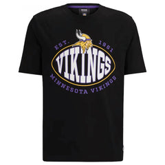 Men's Minnesota Vikings Black BOSS X Trap T-Shirt 