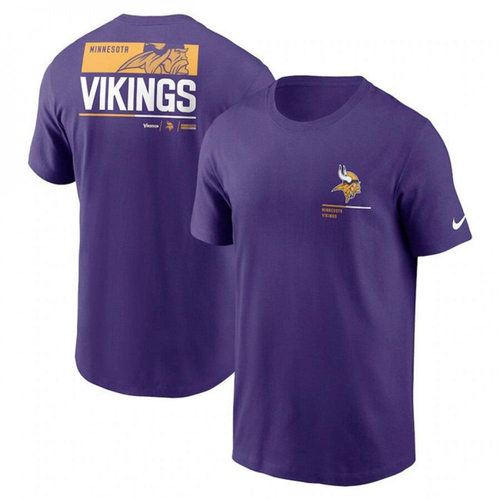 Men's Minnesota Vikings Purple Team Incline T-Shirt 