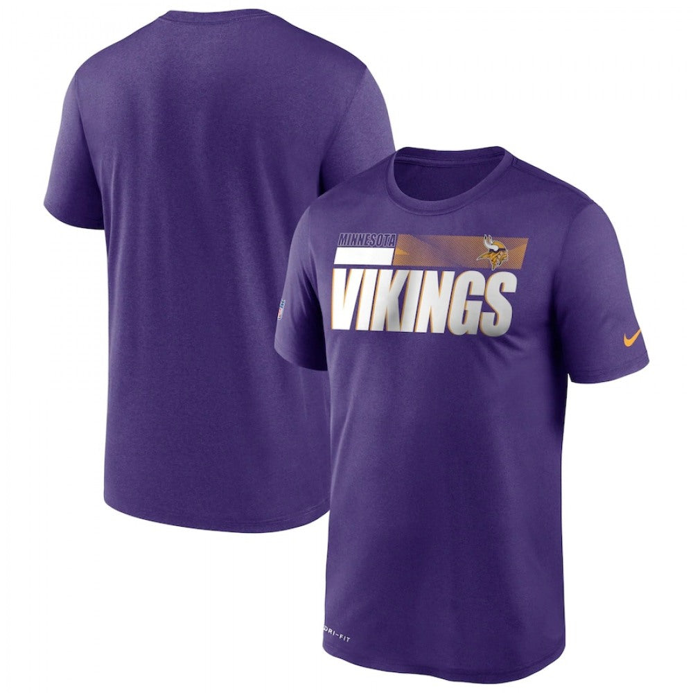 Men's Minnesota Vikings 2020 Purple Sideline Impact Legend Performance T-Shirt 