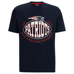 Men's New England Patriots Navy BOSS X Trap T-Shirt 