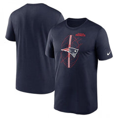 Men's New England Patriots Navy Legend Icon Performance T-Shirt 