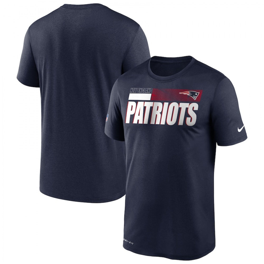 Men's New England Patriots 2020 Navy Sideline Impact Legend Performance T-Shirt 