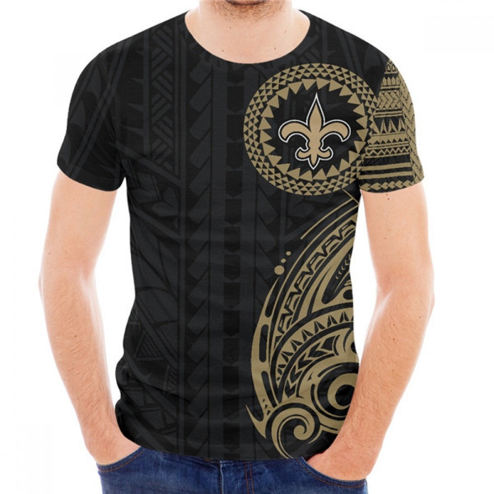 Men's New Orleans Saints Black/Gold T-Shirt 