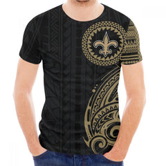 Men's New Orleans Saints Black/Gold T-Shirt 
