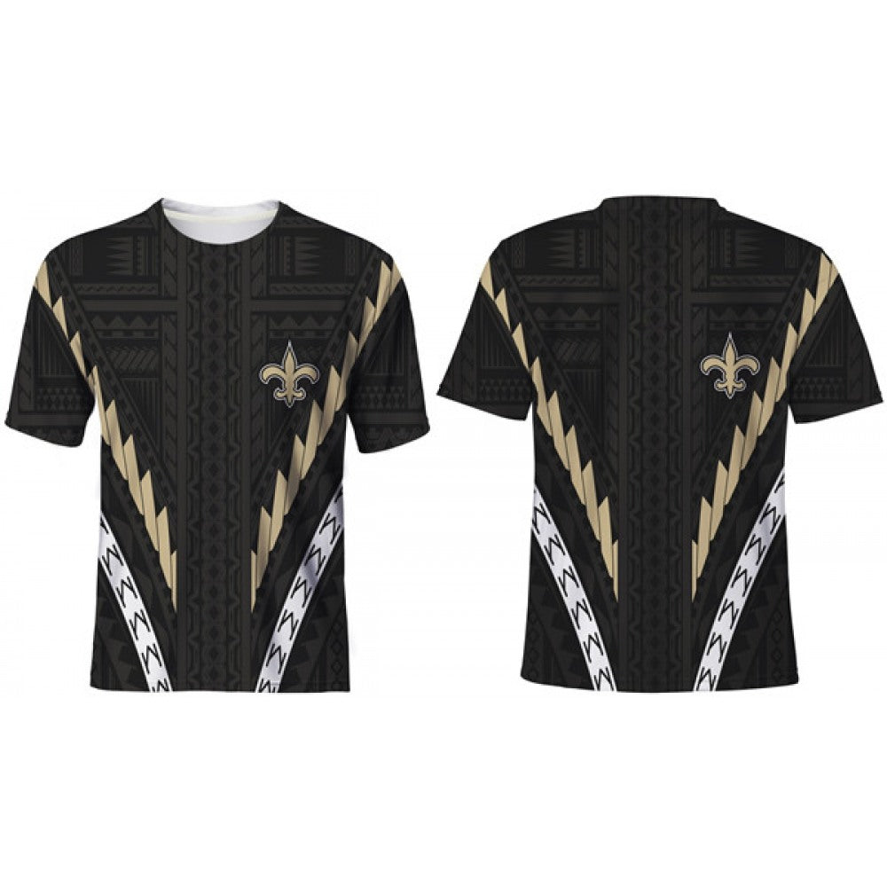 Men's New Orleans Saints Black T-Shirt 