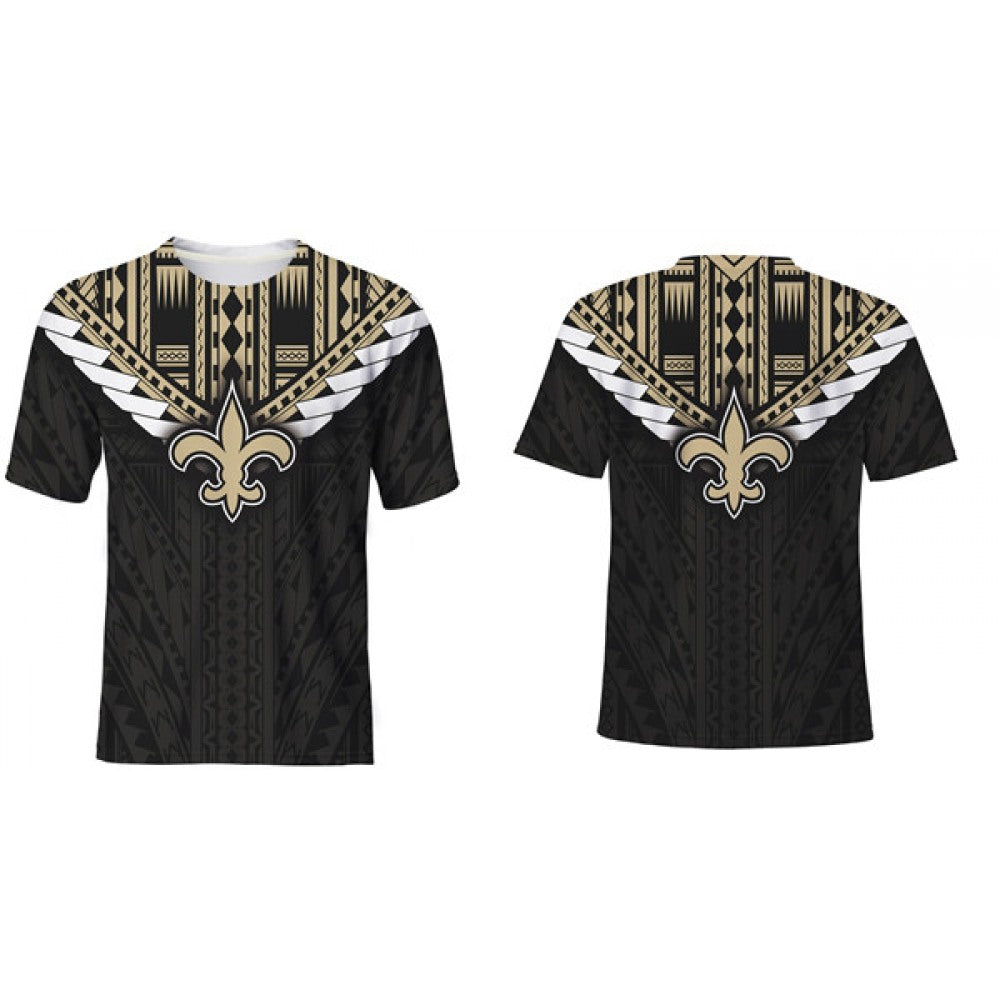 Men's New Orleans Saints Black T-Shirt 