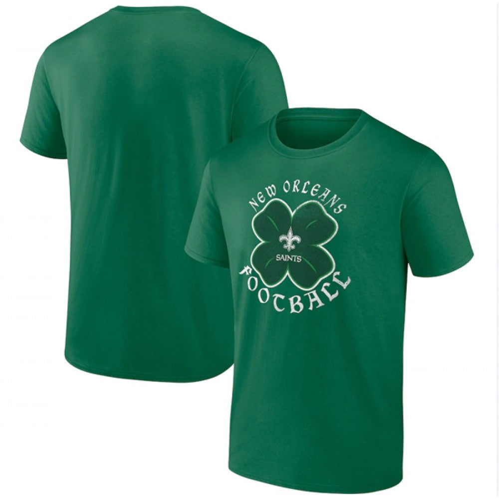 Men's New Orleans Saints Kelly Green St. Patrick's Day Celtic T-Shirt 