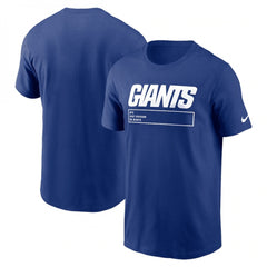Men's New York Giants Royal Division Essential T-Shirt 