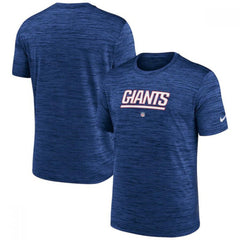 Men's New York Giants Royal Velocity Performance T-Shirt 