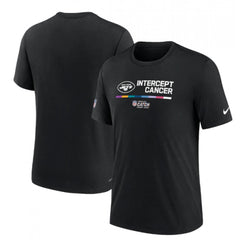 Men's New York Jets 2022 Black Crucial Catch Performance T-Shirt 