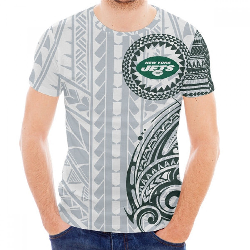 Men's New York Jets White/Grey T-Shirt 