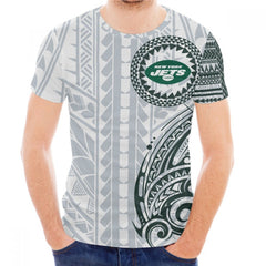 Men's New York Jets White/Grey T-Shirt 