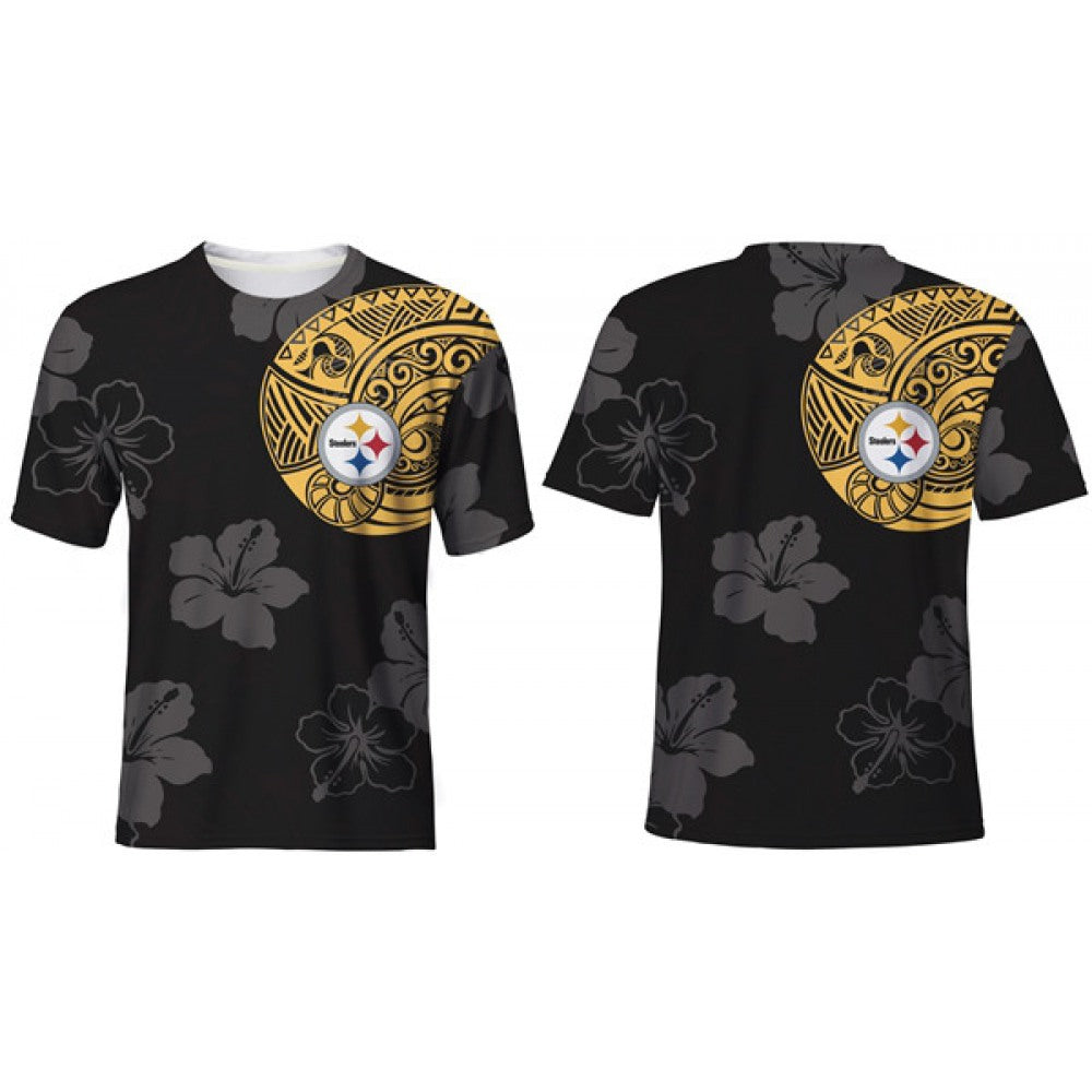 Men's Pittsburgh Steelers Black T-Shirt 
