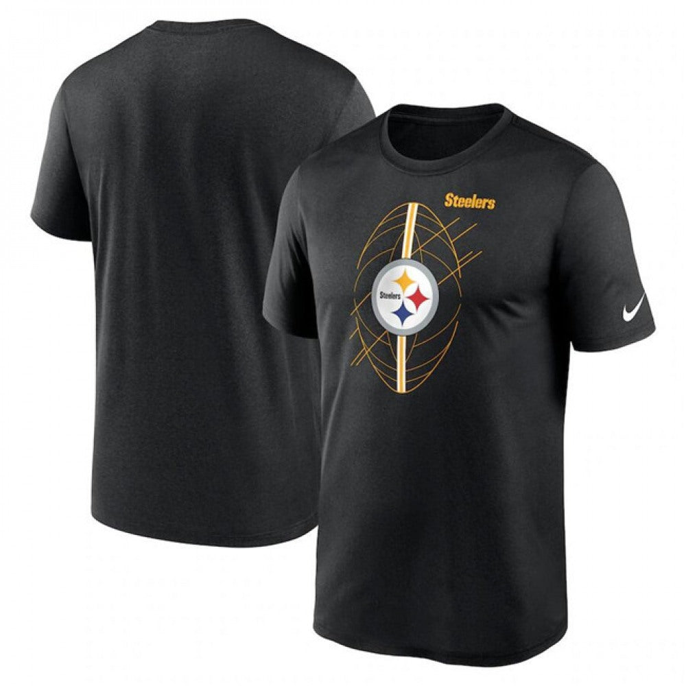 Men's Pittsburgh Steelers Black Legend Icon Performance T-Shirt 
